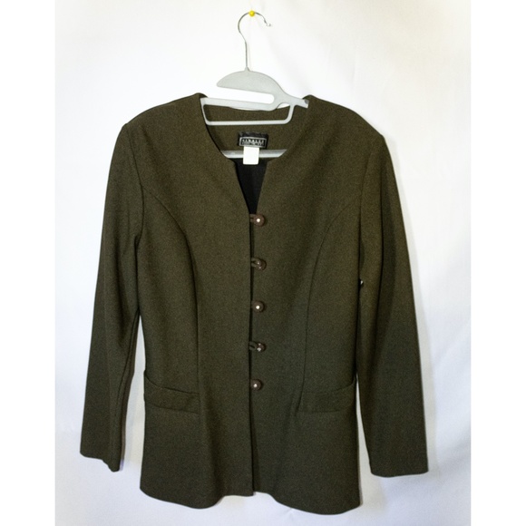 Ninalee Jackets & Blazers - Ninalee Olive Blazer